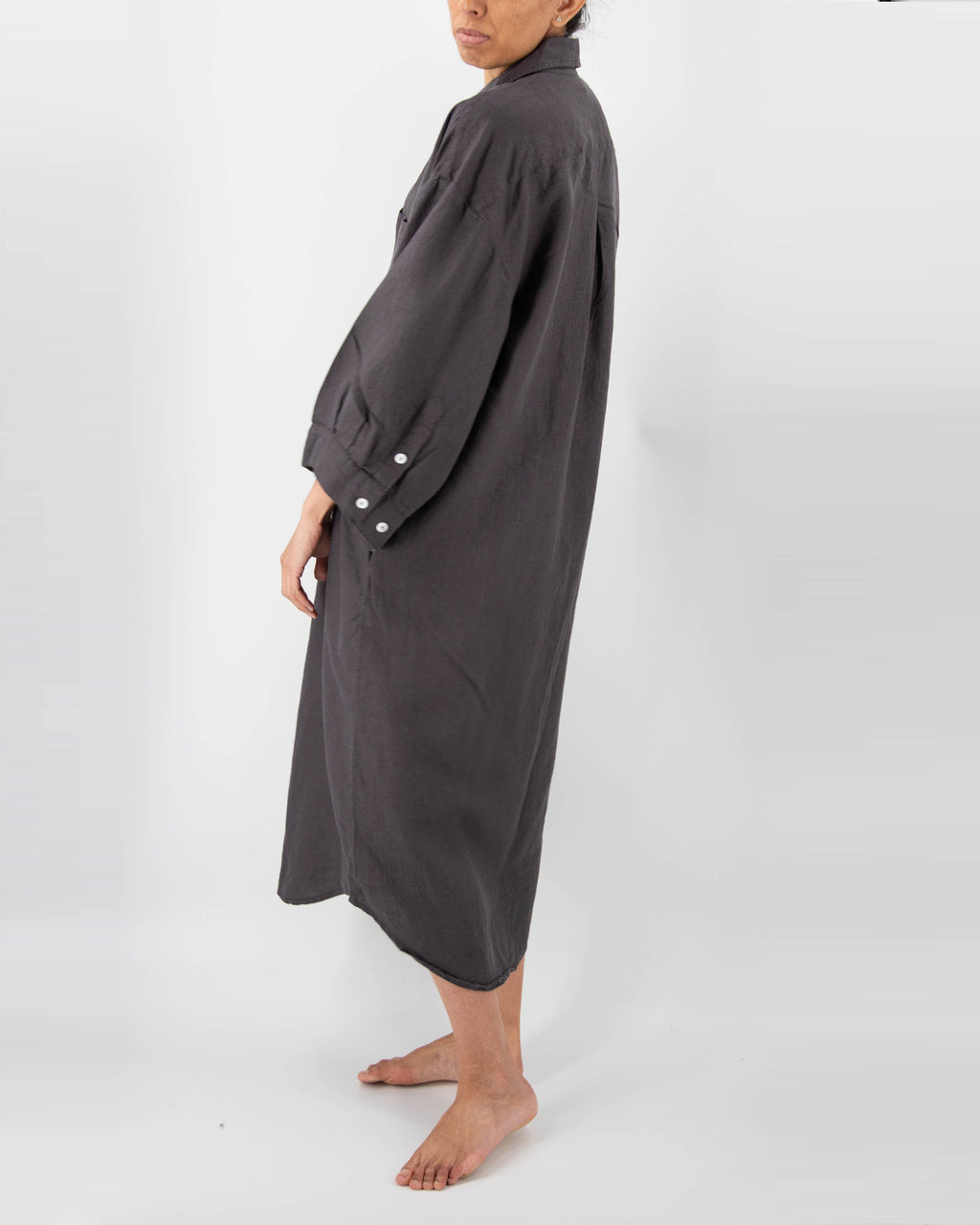 Mei Linen House Dress | 100% French Flax | Billowing Arms | 3 Pockets | One Size Fits Most | 12 Colors | Sunday Morning