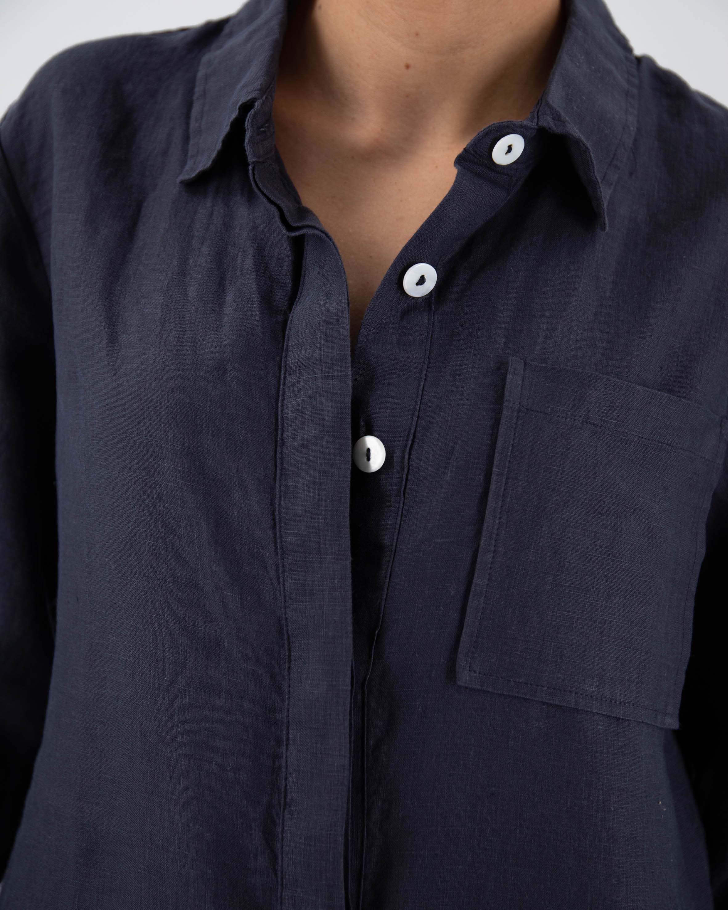 Isabelle 100% French Linen Jumpsuit | 5 Pockets | Roll-Up Sleeves | 11 Colors | XS-L | SUNDAY MORNING