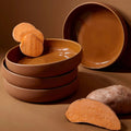 Tunisian Pasta Bowl | Set of 4 | Terracotta Stoneware | Gharyan Stoneware | Tunisia | Powered by People