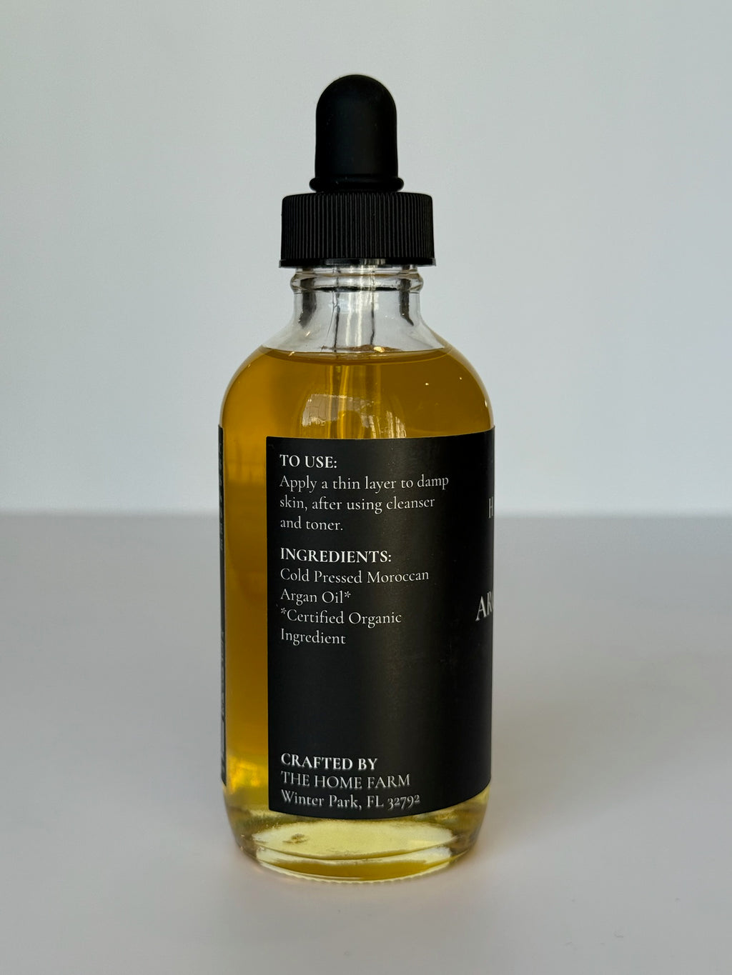100% Pure Moroccan Argan Oil Face Serum | Certified Organic | Undiluted | Omega Fatty Acids, Vitamin E & Linoleic Acid | The Home Farm