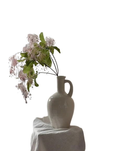 Rustic Elegance: Retro French Ceramic Vase for Stylish Home Decor