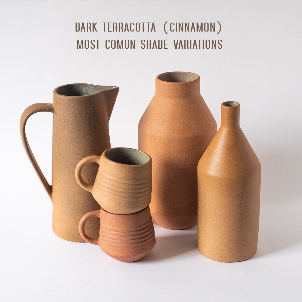 Tall Ceramic Pitcher | 1.5L | Handcrafted Local Clay | Kiln-Fired Earth Tones | Glazed Interior | Al Centro Ceramica | Powered by People