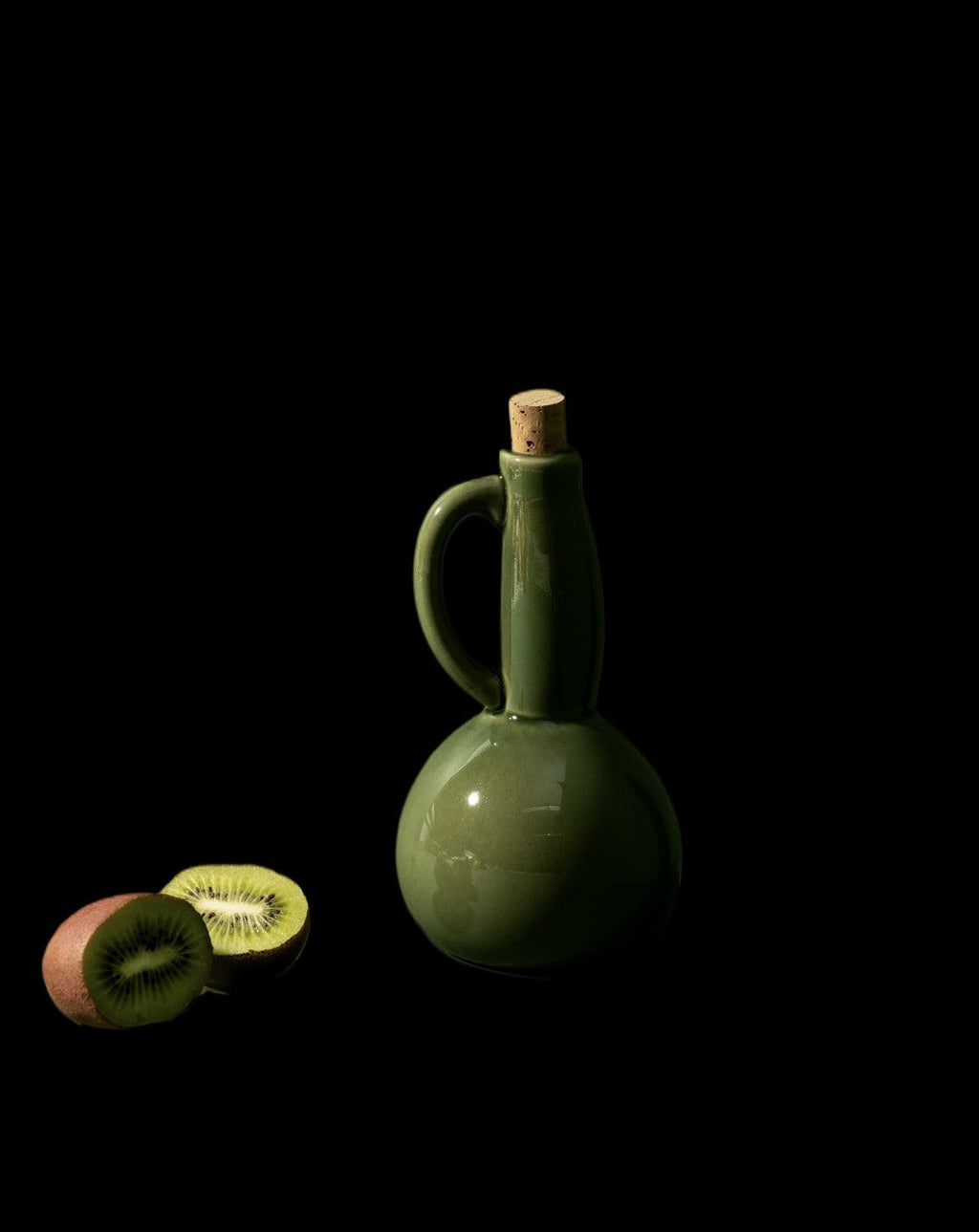 Tunisia Stoneware Olive Oil Dispenser | Dadasi 15 oz | Handmade by Gharyan Artisans | 3 Colors