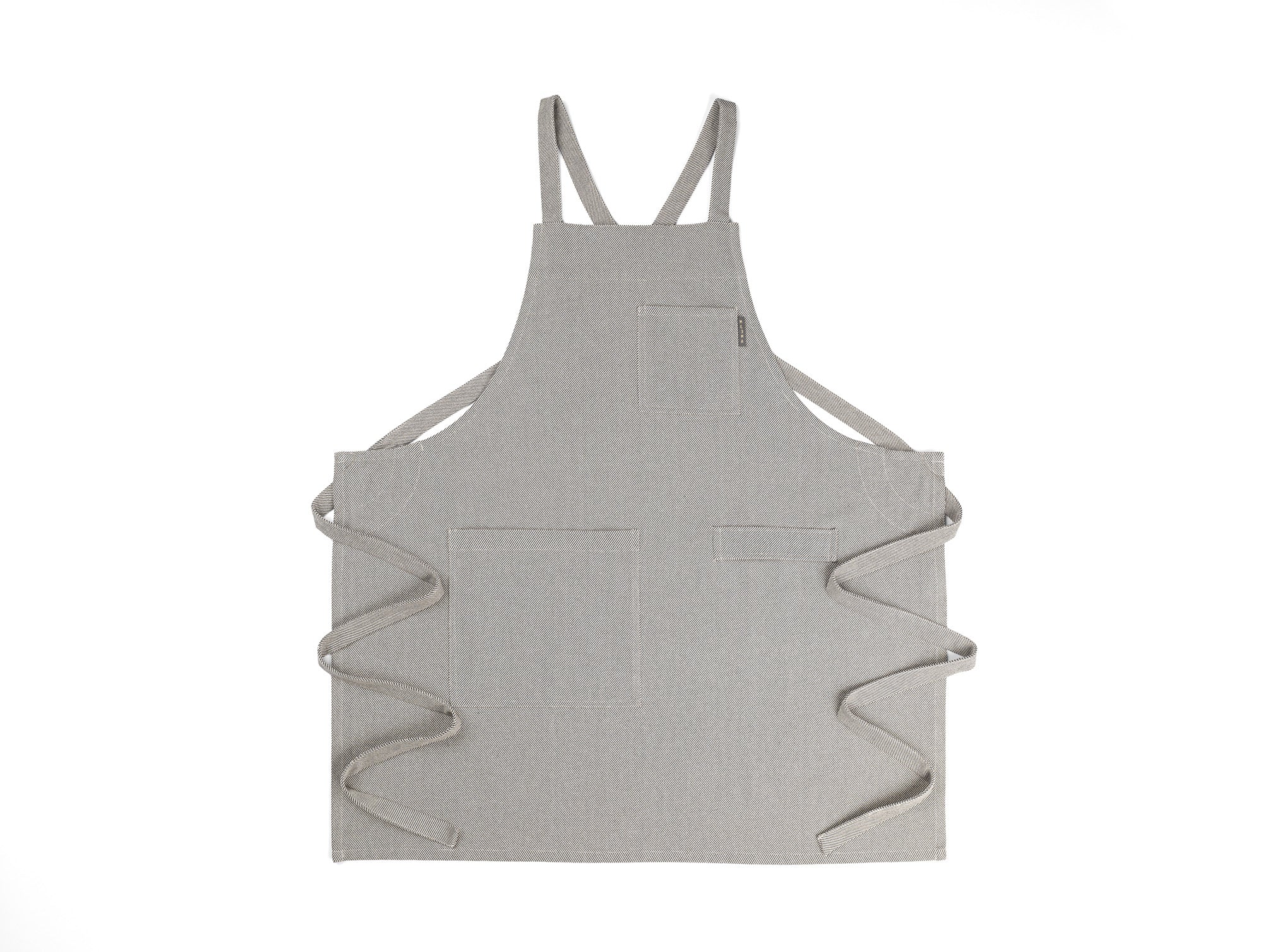 Crossback Apron | Upcycled Cotton & Denim Twill | Ergonomic Fit | Deep Pockets | Powered by People