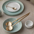 Loop Salad Servers | Pure Brass | Fleck by Powered by People