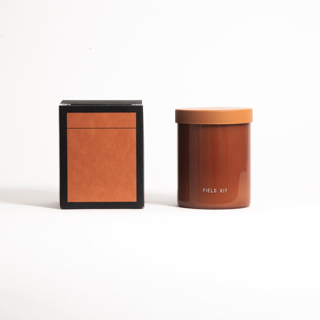 The Fire Candle | 100% Soy Wax | Pine, Cedar, Spruce, Sandalwood & Patchouli | 8 oz | Field Kit