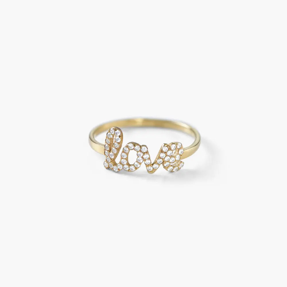 Personalized Swarovski Name Ring | 925 Sterling Silver