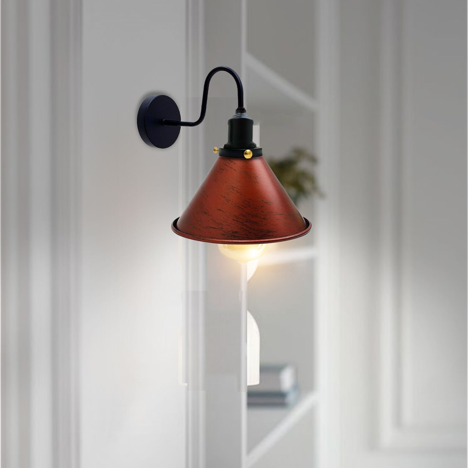 Wall Sconces Indoor E27 Swan Neck Vintage Industrial ~3388