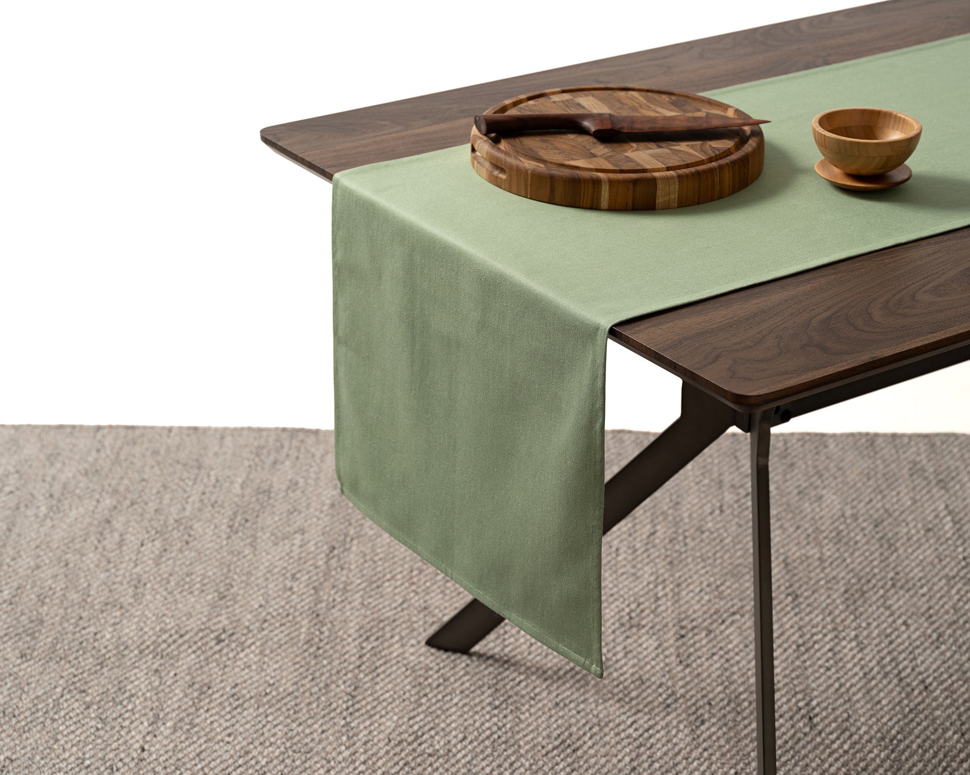 Cloth Table Runner | 100% Cotton | 50% Upcycled | 20"x60" | 3 Weaves & 3 Colors | Powered by People