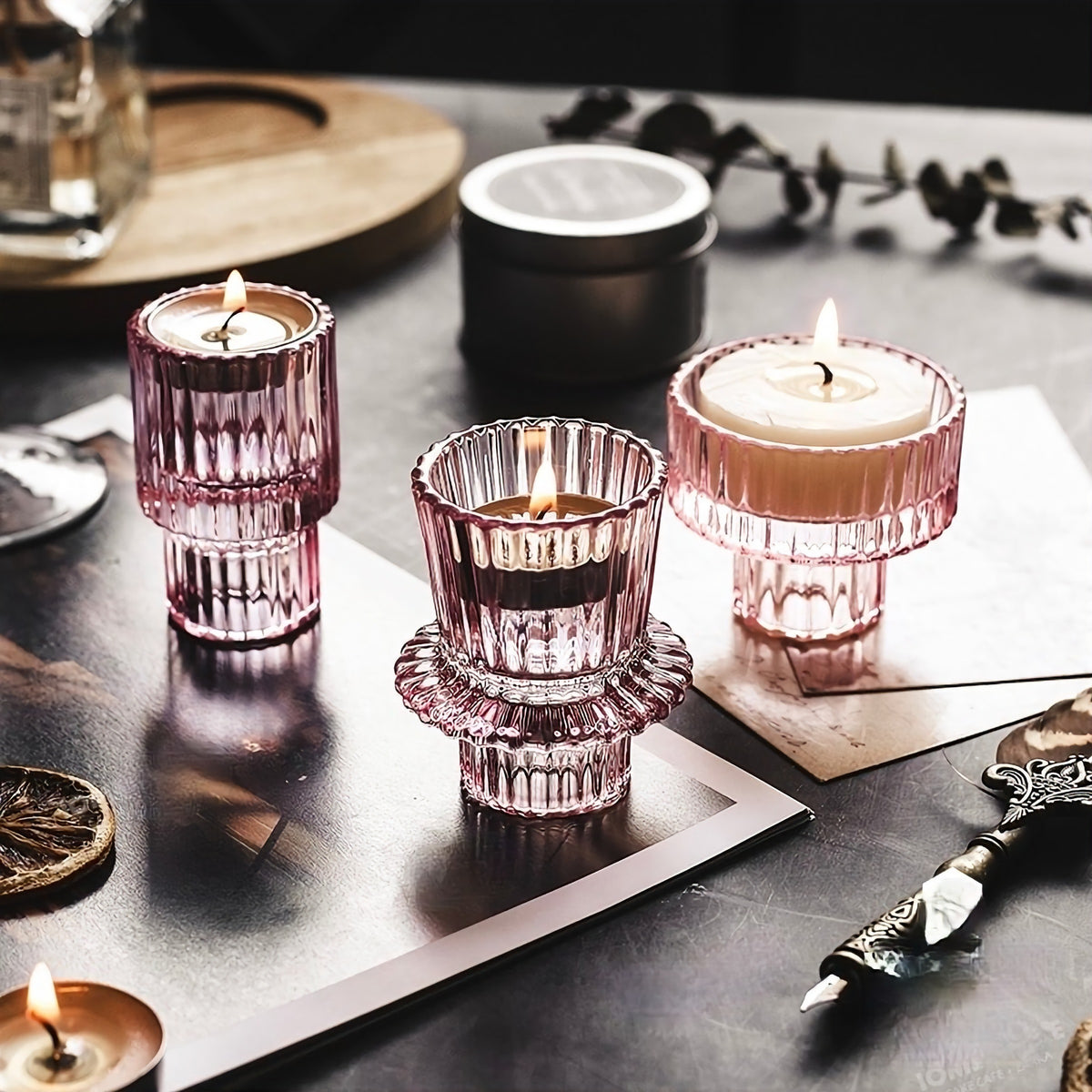 Glass Candle Holders | Multi-Use