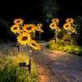 Solar Sunflower Garden Stake Lights — Bulk Carton (40 PCS)