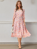 Women Maxi Light Pink Dress (Size L)