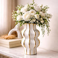 Decorative Centerpiece Vase — Dining Table Statement Piece
