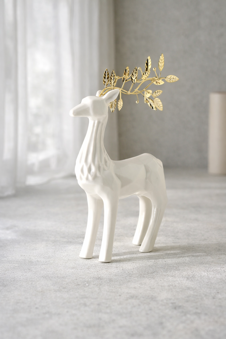 Elegant Deer Showpiece for Home Decor