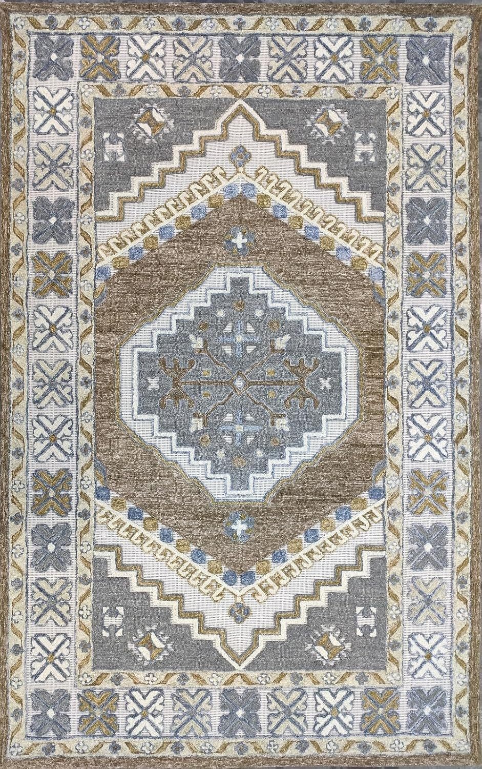 Kilims Rectangular Wool Matarial with Soft and 100% Imported Woolen