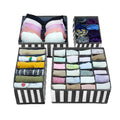 Foldable Drawer Organizer with Compartments Set