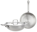 Stainless Steel 2 Pcs Cookware Set Induction Safe