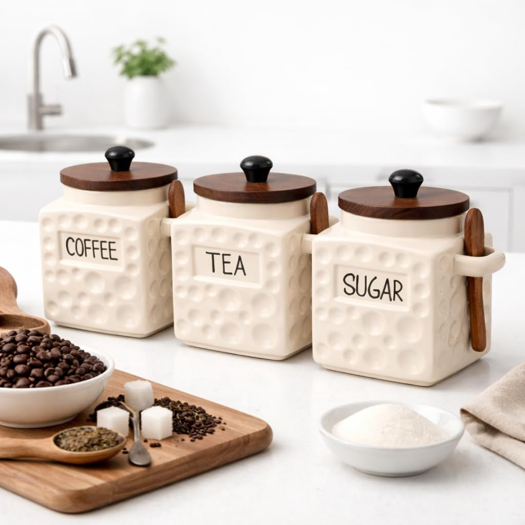 Compact Airtight Containers and Jars for Pantry Organization