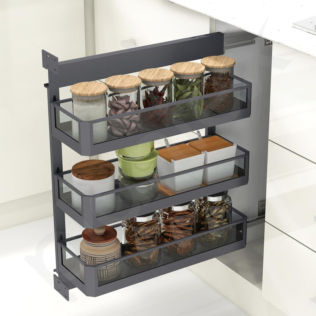 Multi-Level Storage Cart for Convenient Organization