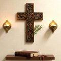 Jesus Cross Wooden Wall Crucifix