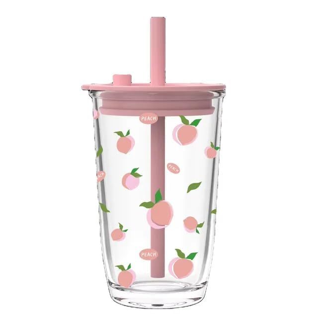 Coffee Glass Sipper Tumbler 400ml