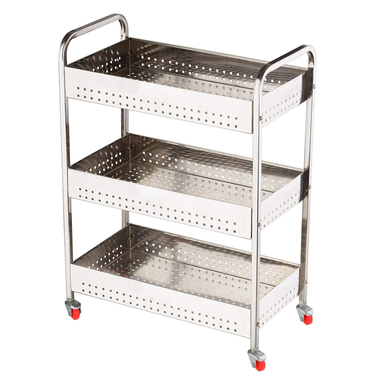 Rolling Shelf Cart for Household Storage