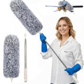 Extendable Microfiber Feather Fan Duster