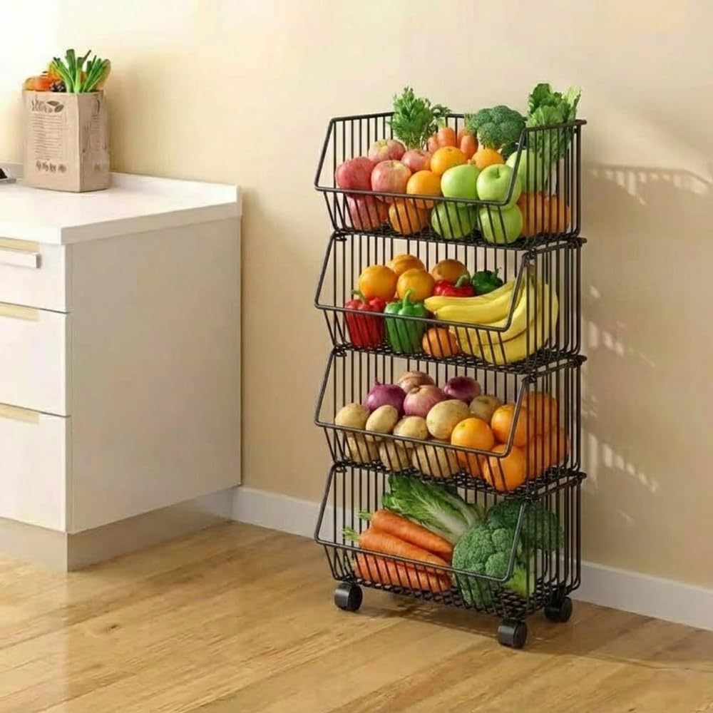 Compact Storage Cart for Office Organization