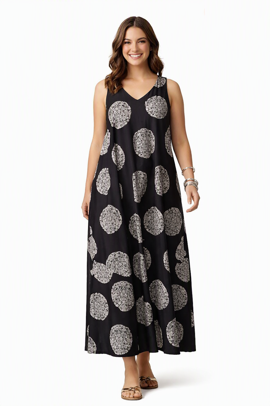 Women's Flared Dress with Stylish Design