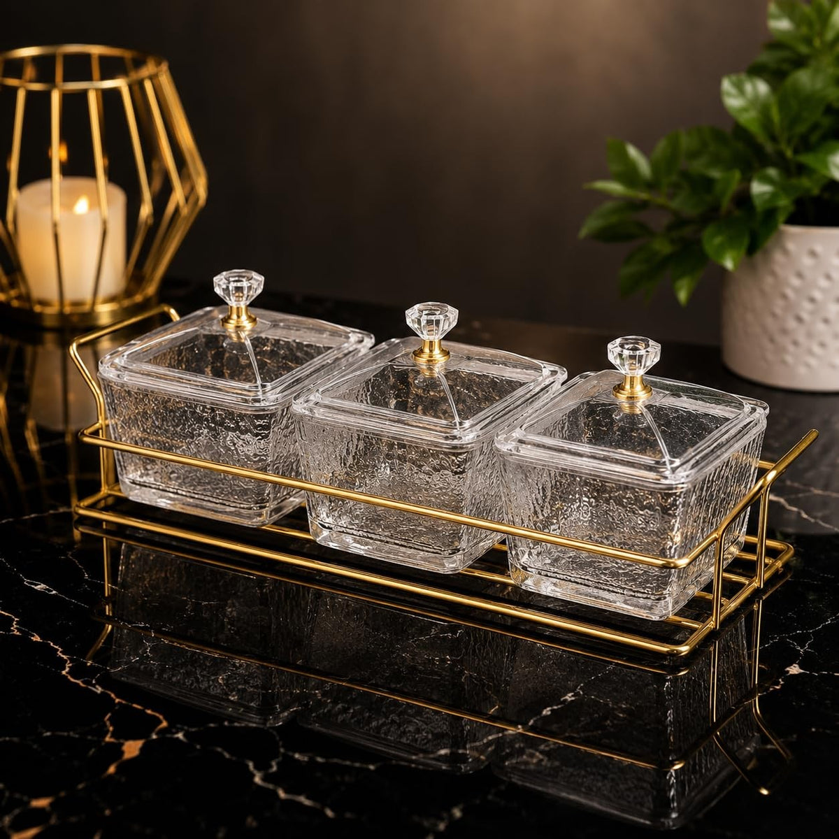 Transparent Storage Jars and Containers for Easy Organization