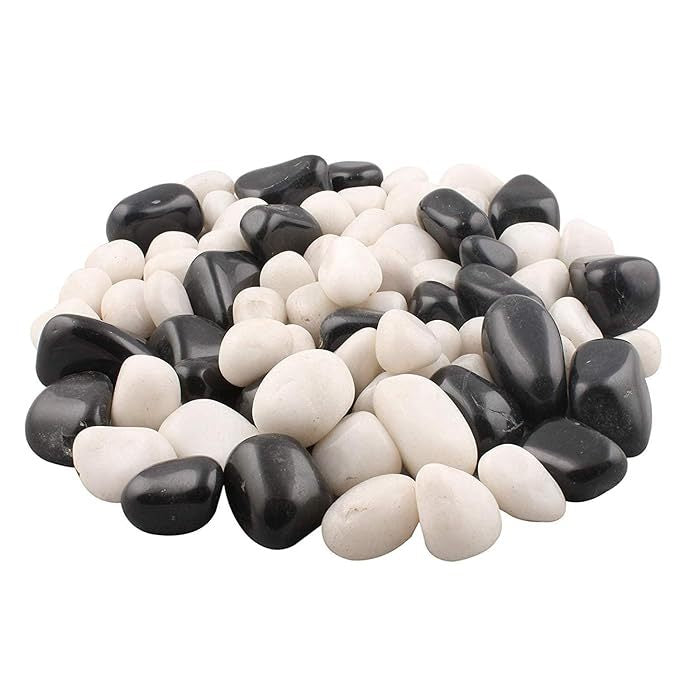 Decorative Large Size Polished Marble Stone Pebbles for Plant Pots
