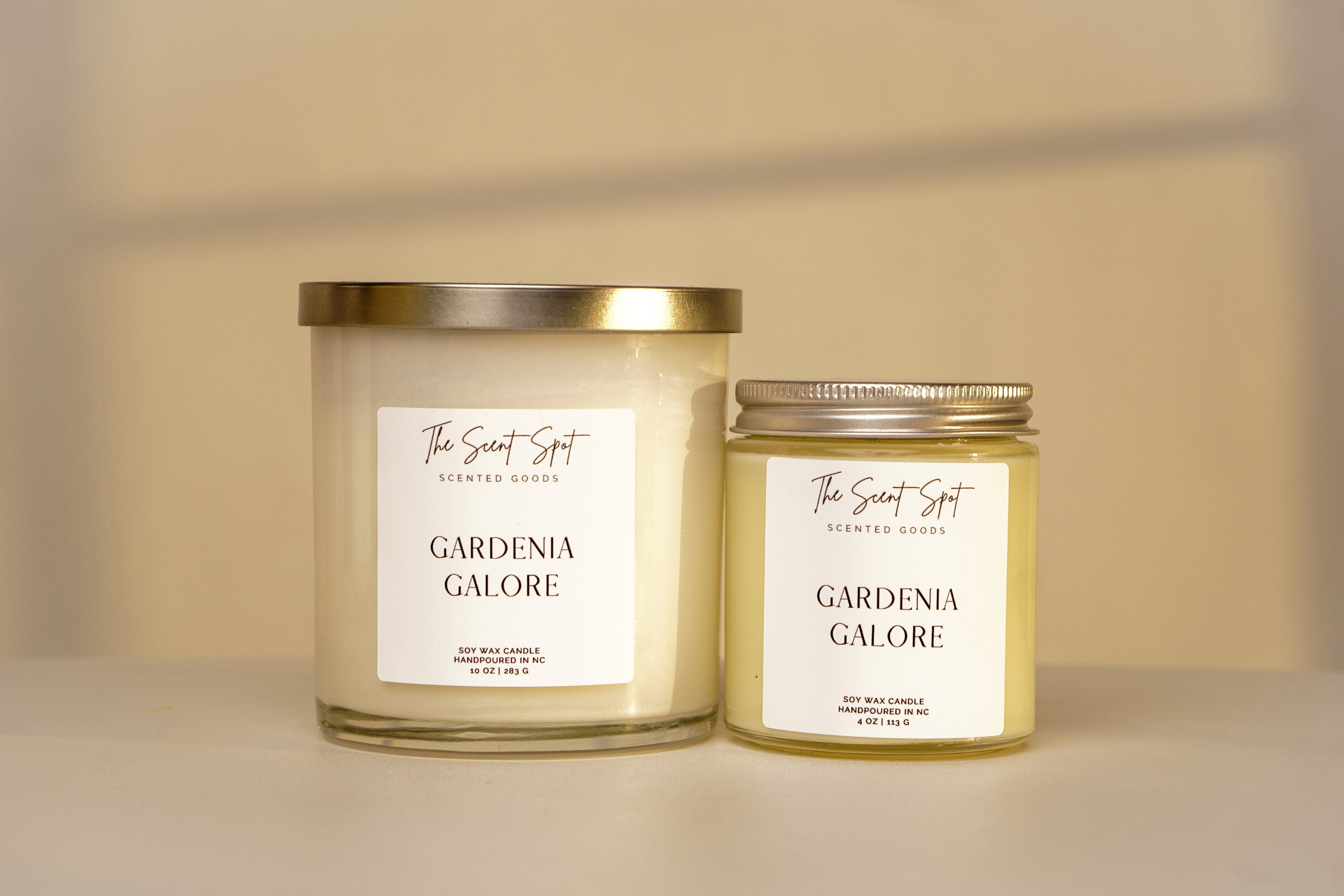 Gardenia Galore Soy Wax Candle | 100% Soy | Refreshing & Relaxing | The Scent Spot