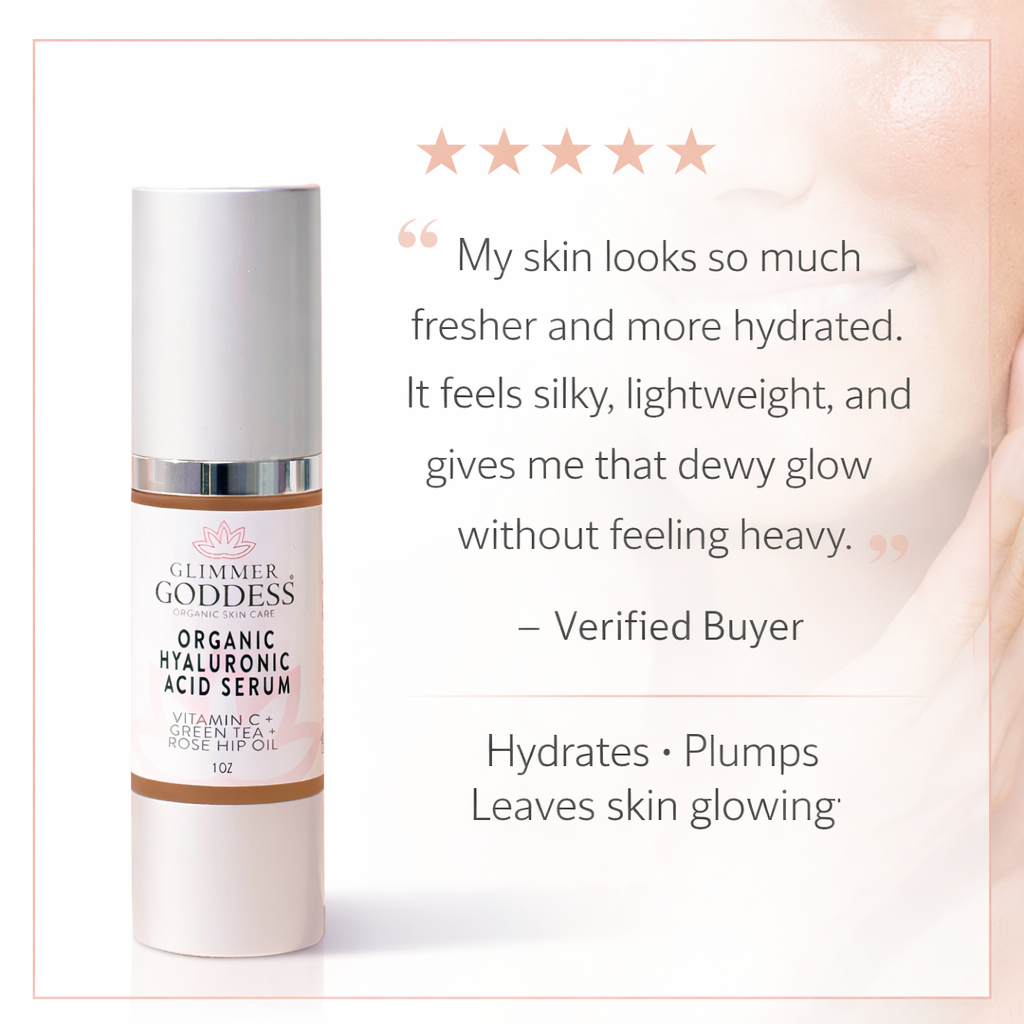 Organic Hyaluronic Acid Serum – Plumping Hydration 1 oz.