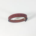 "Blessed Is the One Whose Trust Is in the Lord" | Genuine Leather Bracelet | Laser-Etched Scripture | Jeremiah 17:7 | GioGio Design