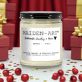 Serenity Spice Vanilla Bean Aromatherapy Candle | 100% Natural Soy Wax | Mindfulness & Meditation | 9 oz | Made in USA | Maiden-Art