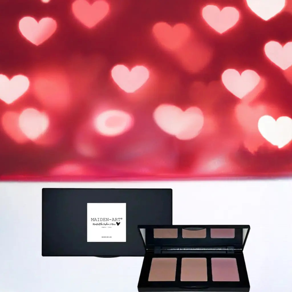 Blush Palette | Pinch | 3-Shade Buildable Matte | Jojoba Oil | All Skin Tones | Made in North America | Maiden-Art