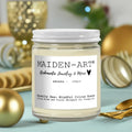 Serenity Sea | Citrus Breeze Aromatherapy Candle | 100% Natural Soy Wax | Sea Breeze Scent | 9 oz | Made in USA | Maiden-Art