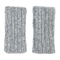 Luxury Ribbed Alpaca Gloves - Gray