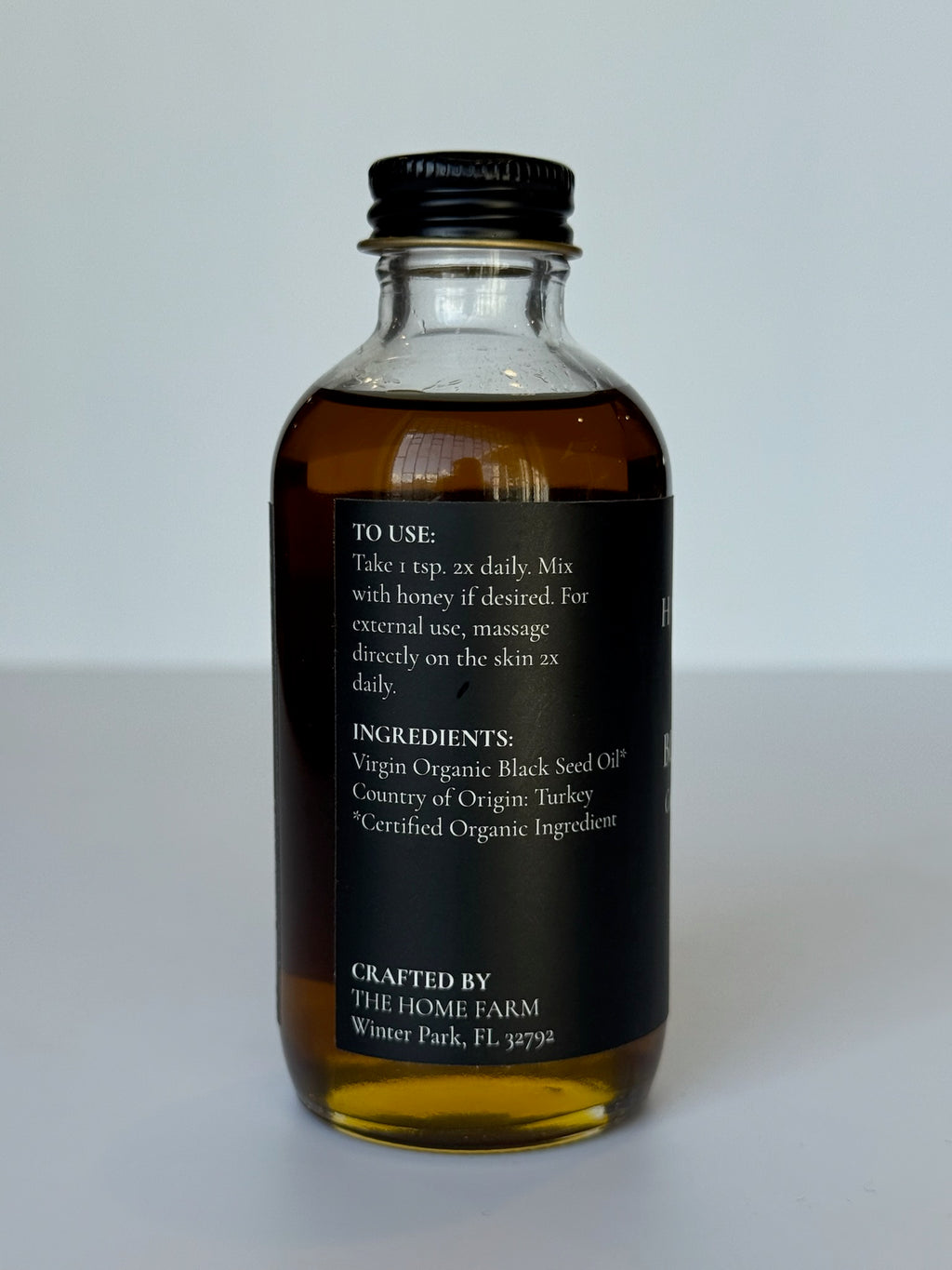 Organic Black Seed Oil | Pure Cold-Pressed | Sourced from Turkey