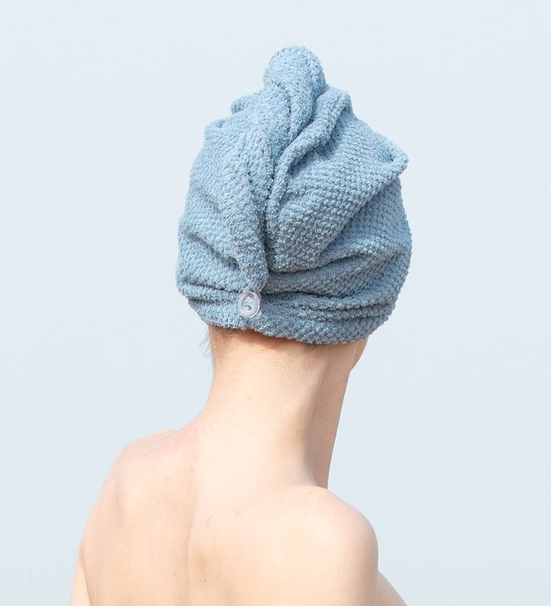 Turkish Cotton Hair Towel Wrap | OEKO-TEX® Certified | Quick-Dry | All Hair Types