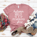 Autumn Breeze & Pumpkin Please | Women's Fall T-Shirt | 100% Combed Ring-Spun Cotton