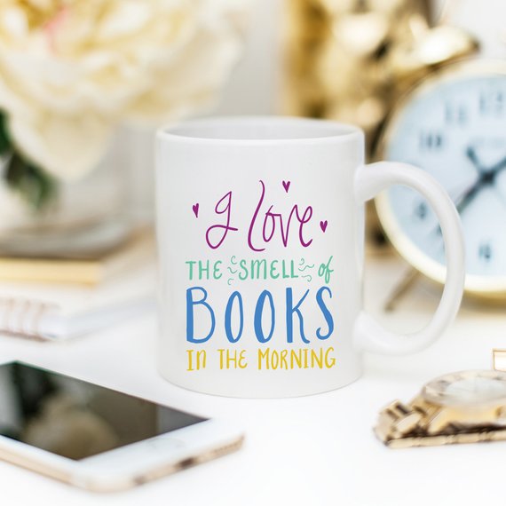 I Love The Smell of Books Coffee Mug