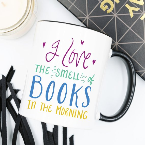 I Love The Smell of Books Coffee Mug