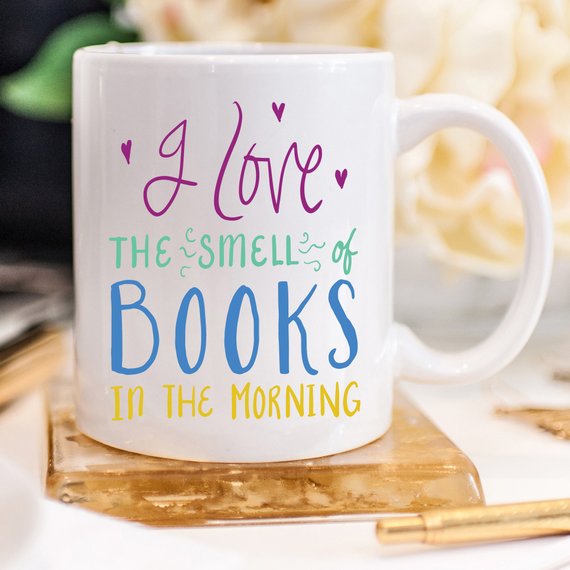 I Love The Smell of Books Coffee Mug