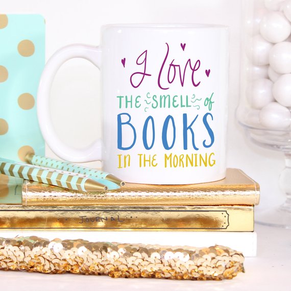 I Love The Smell of Books Coffee Mug