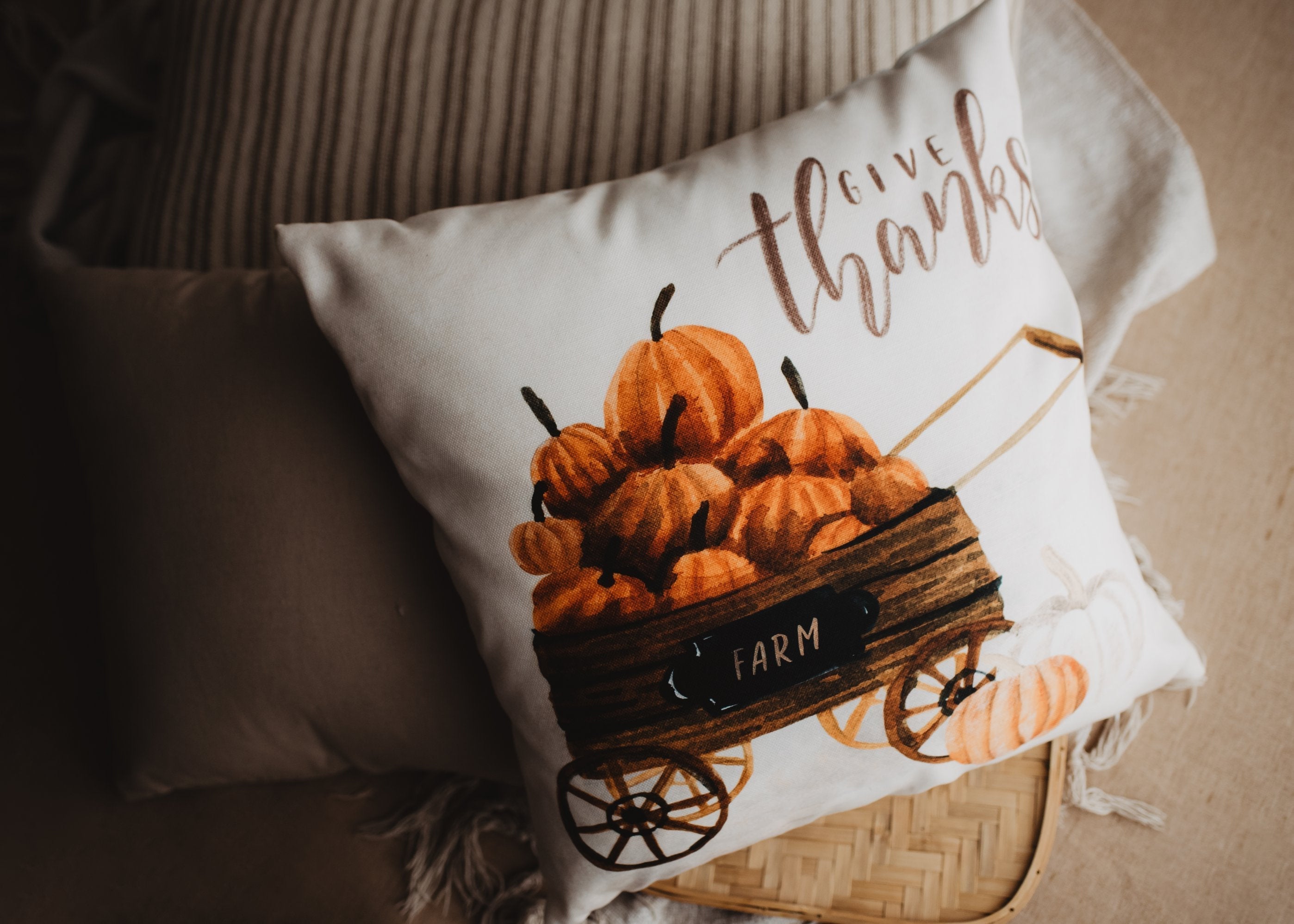 Give Thanks Pillow