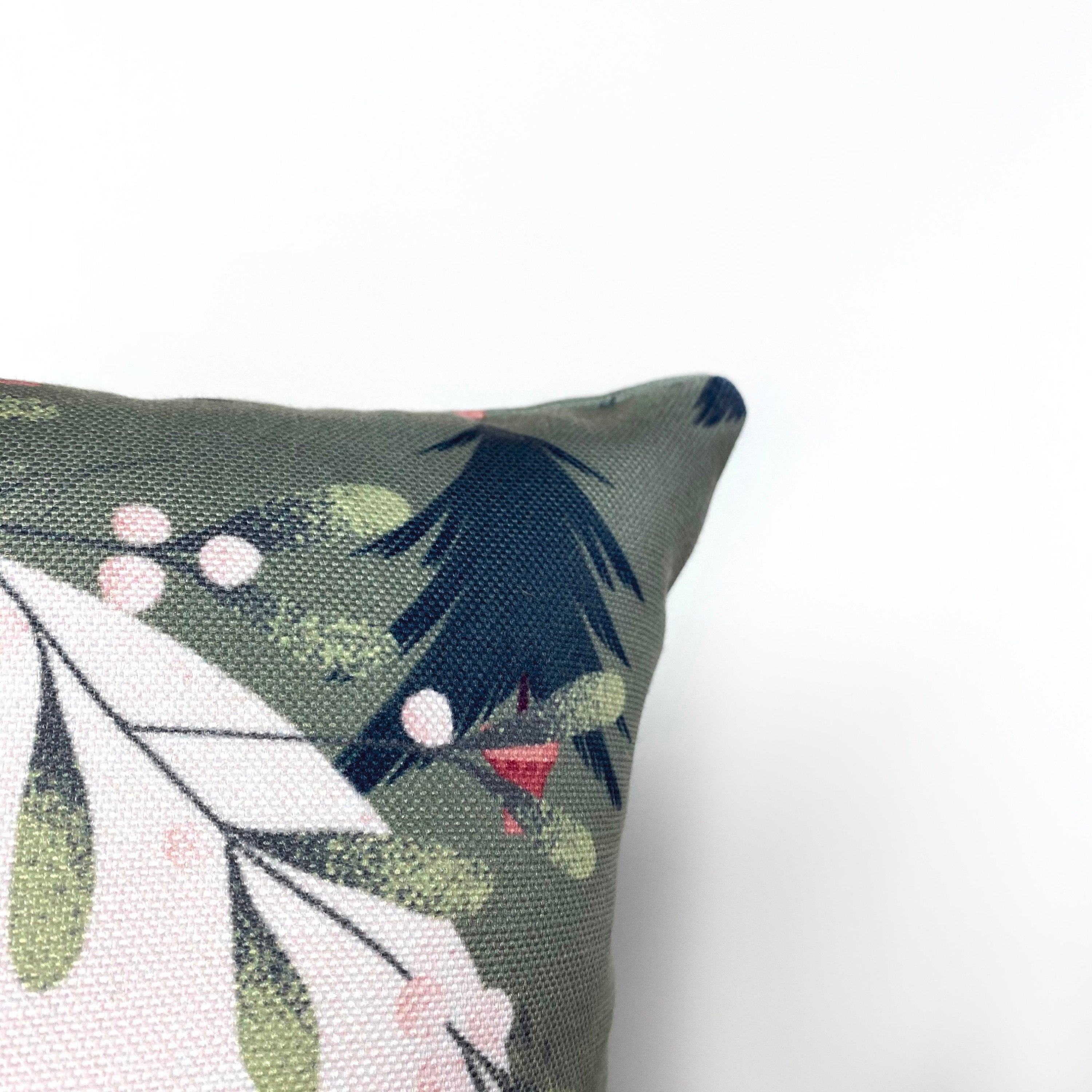 Beige Merry Christmas | Throw Pillow Cover | Christmas tree |