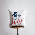 4th of July | Pillow Cover | Memorial Gift | Home Decor | Freedom