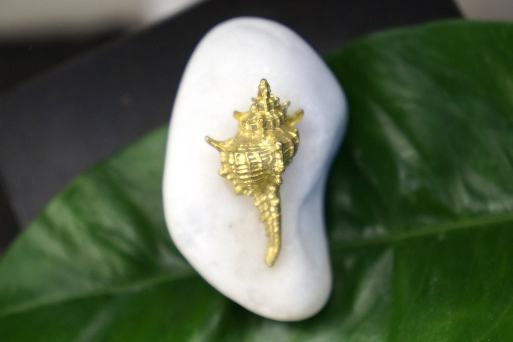 Nature Lover’s Sea Shell Statue, Miniature Home Decor (Handmade)