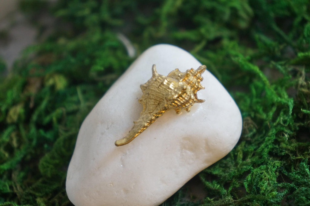 Nature Lover’s Sea Shell Statue, Miniature Home Decor (Handmade)